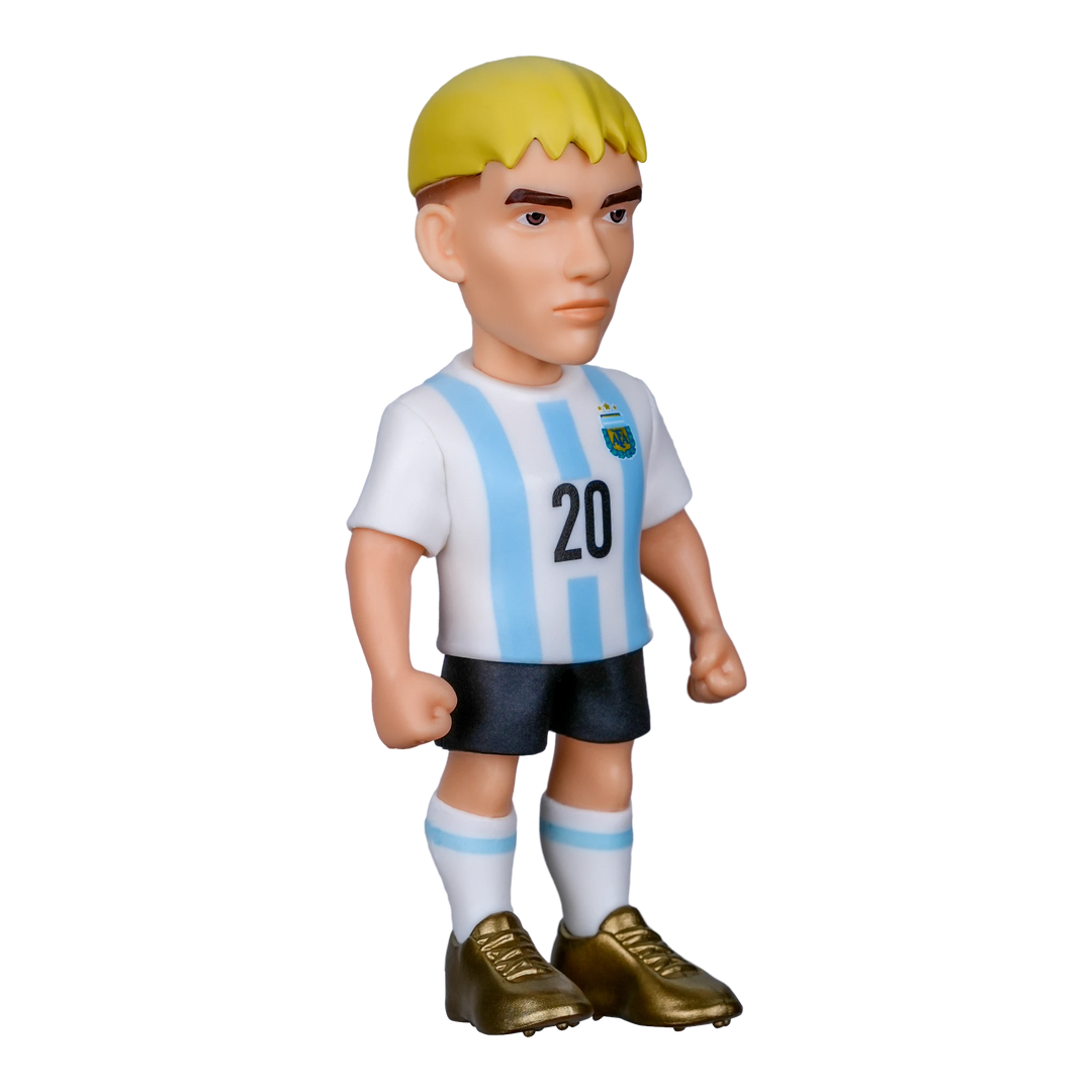 HypeSelection Minix 7cm PVC collectible figure of Franco Mastantuono in the Argentina national team kit