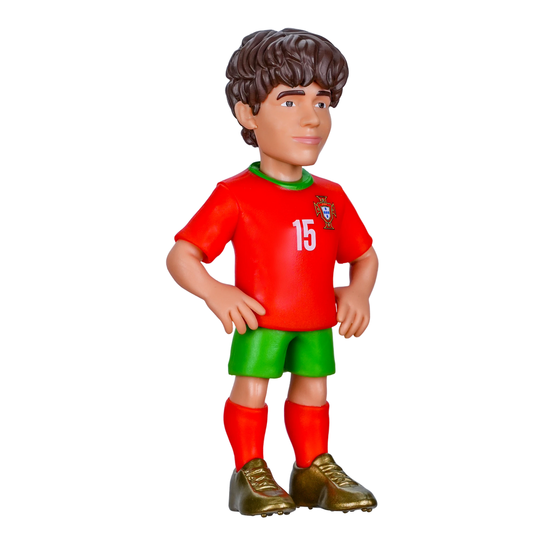 HypeSelection Minix 7cm PVC collectible figure of a Portugal national team player in red kit with number 15