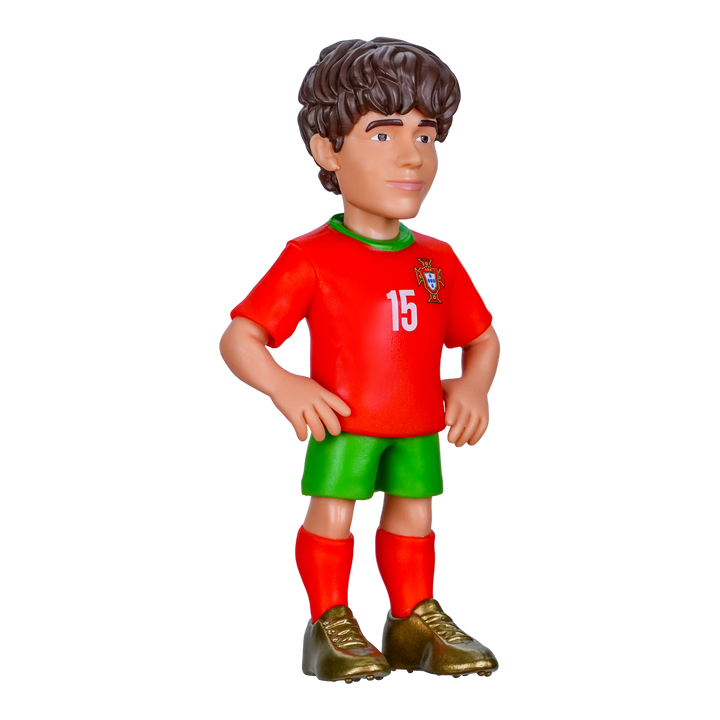 HypeSelection Minix 7cm PVC collectible figure of a Portugal national team player in red kit with number 15