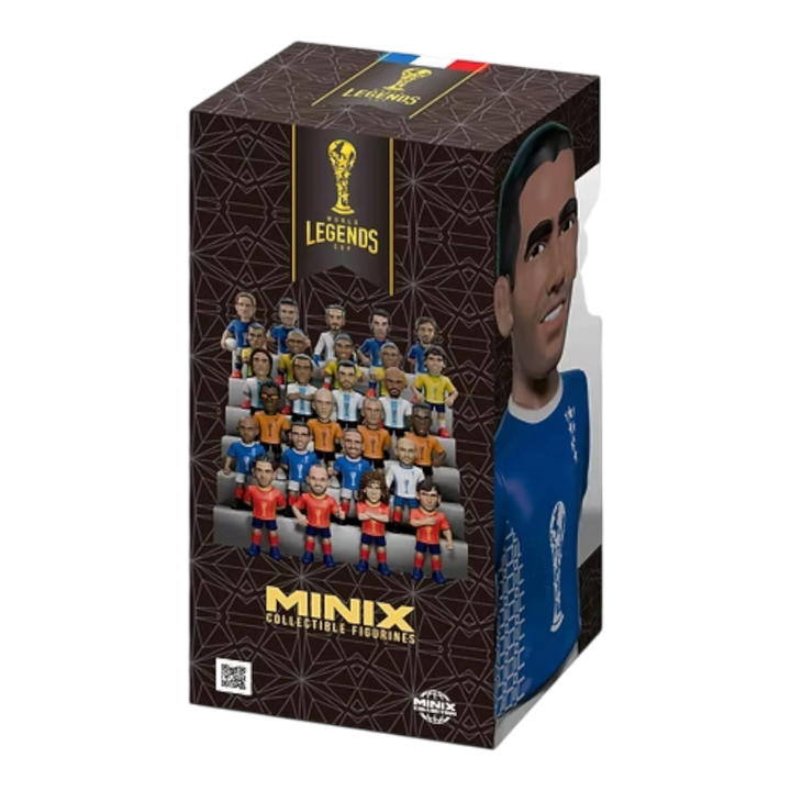 HypeSelection Minix Youri Djorkaeff France collectible figure in premium window box packaging.