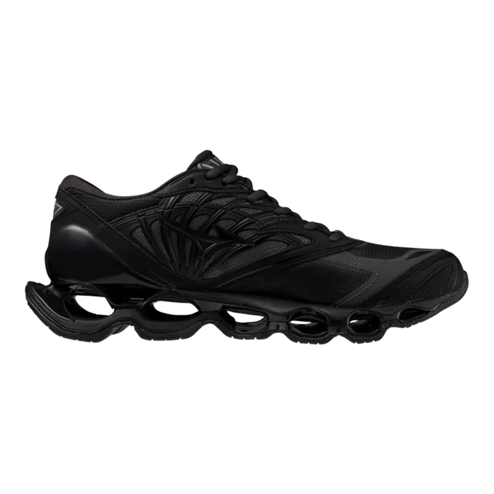 HypeSelection Mizuno Wave Prophecy LS GTX sneaker in black with GORE-TEX, micro-ripstop upper, and sculpted sole.
