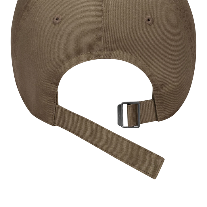 HypeSelection Nike Futura Cap in brown cotton, featuring an adjustable strap and classic six-panel design.