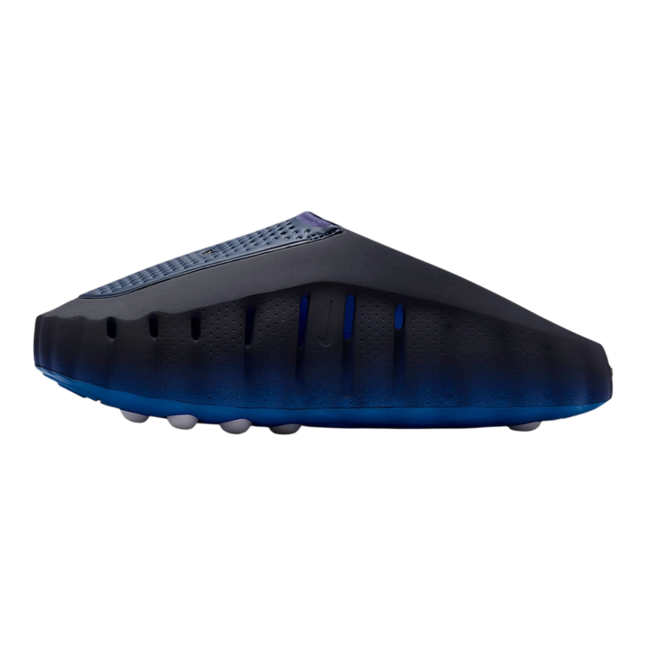 HypeSelection Nike Mind 001 Slide in Blackened Blue and Game Royal foam with a unique 22-node outsole for recovery.