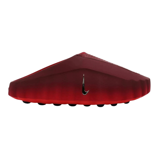 HypeSelection Nike Mind 001 Slide in Team Red and University Red, foam construction, slip-on design, contoured footbed, textured outsole.