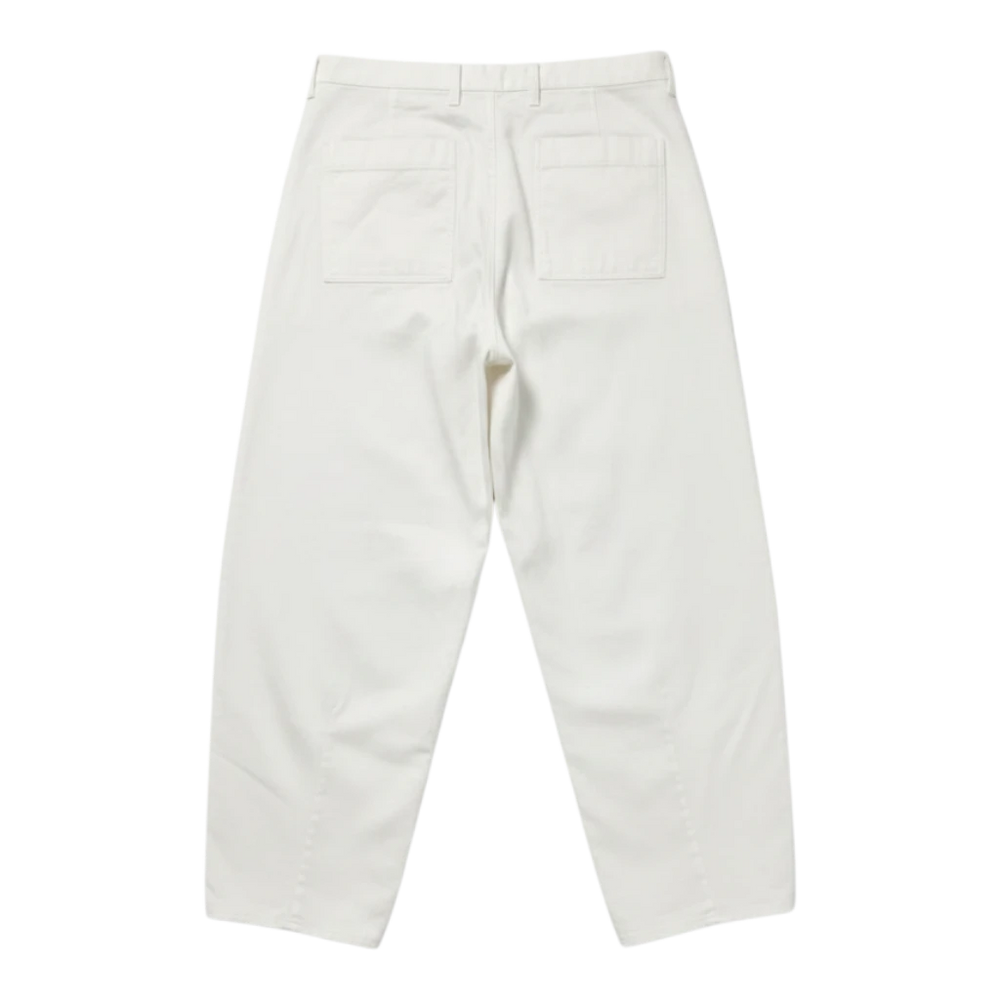HypeSelection Off-White barrel pants made from a cotton-blend jersey fabric with a relaxed fit and mid-rise waist.