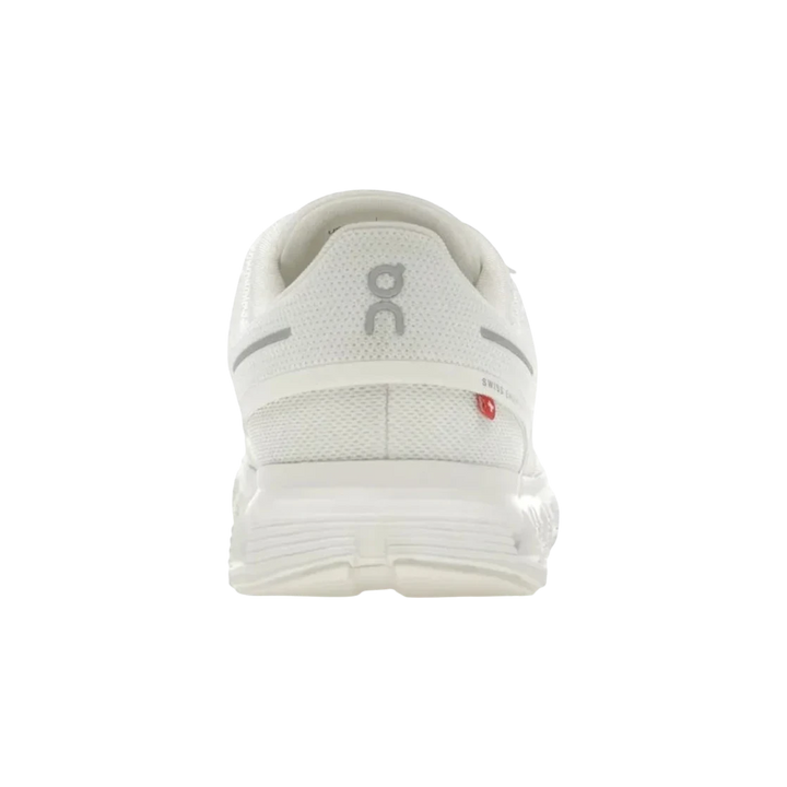 HypeSelection On Cloud 6 all white engineered mesh sneakers with CloudTec cushioning and Speedboard.