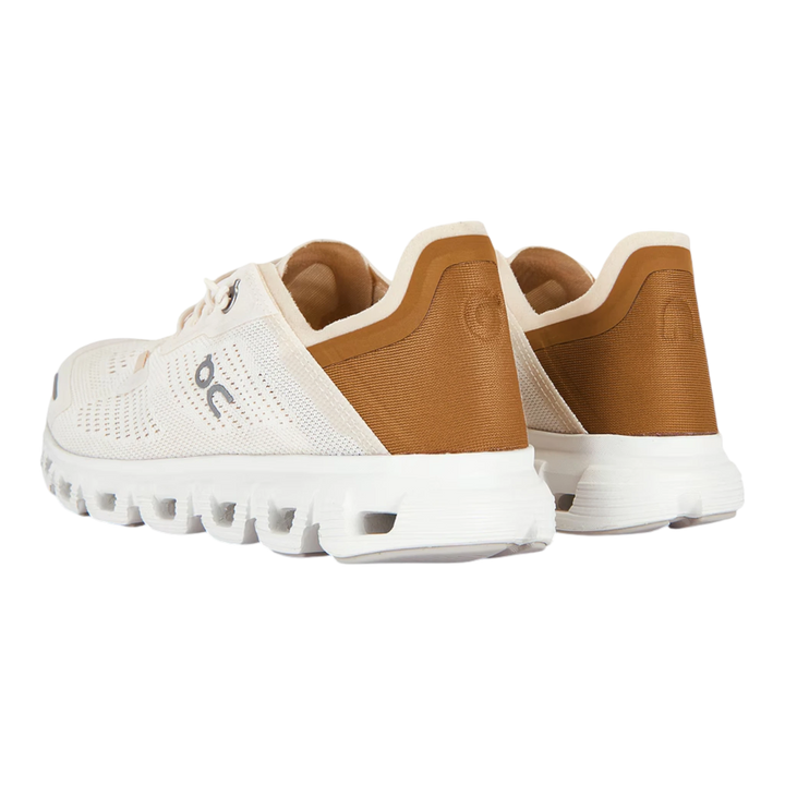 HypeSelection On Cloud 6 Coast sneakers in gardenia and sphinx with a collapsible kick-down heel and mesh upper.