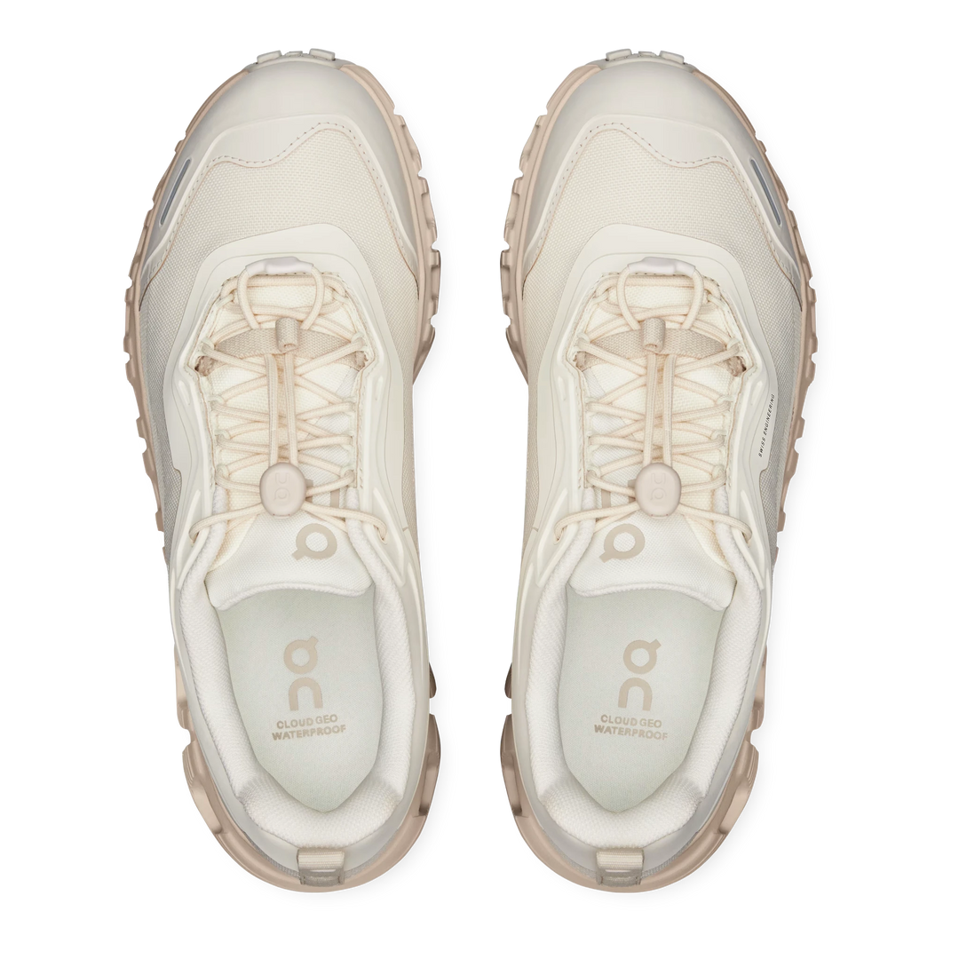 HypeSelection On Cloud 6 Geo Waterproof sneakers in tonal Dew colourway with toggle lacing and geometric panelling.
