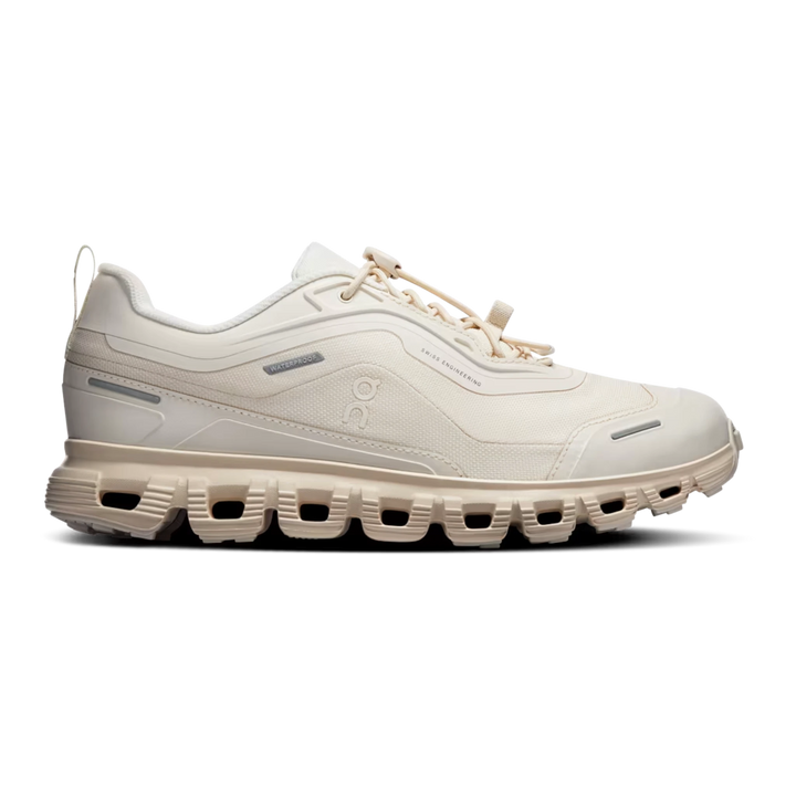 HypeSelection On Cloud 6 Geo Waterproof sneaker in tonal Dew colourway with geometric panelling and toggle lacing.