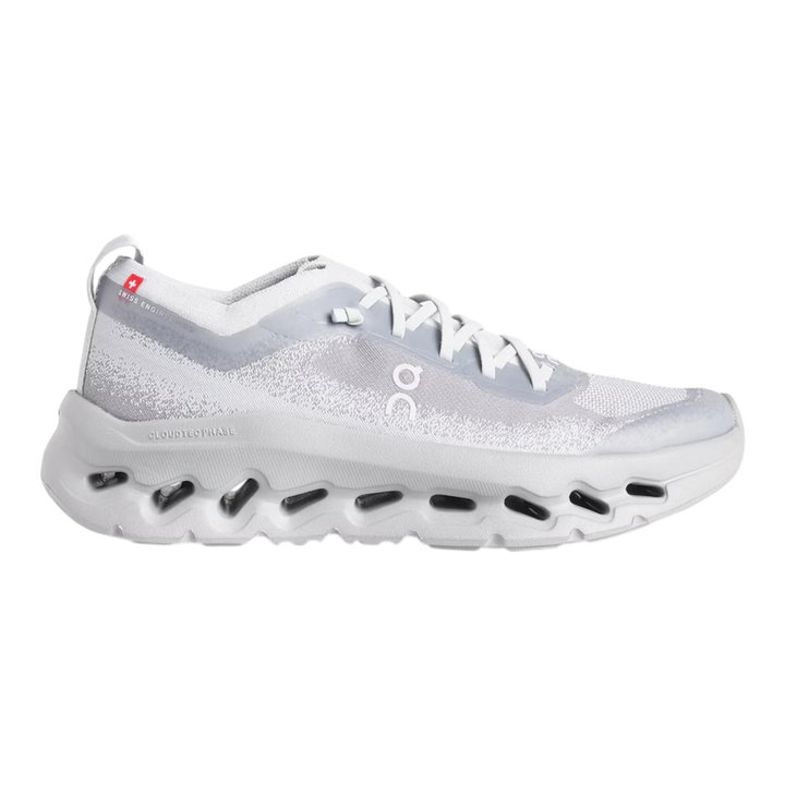 HypeSelection On Cloudtilt Moon sneaker in Glacier and Alloy with recycled textile upper and CloudTec Phase cushioning.