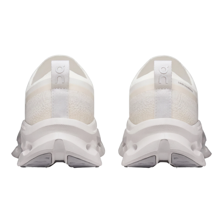HypeSelection On Cloudtilt Moon sneakers in white and frost with a sock-like knit upper and sculpted CloudTec midsole.
