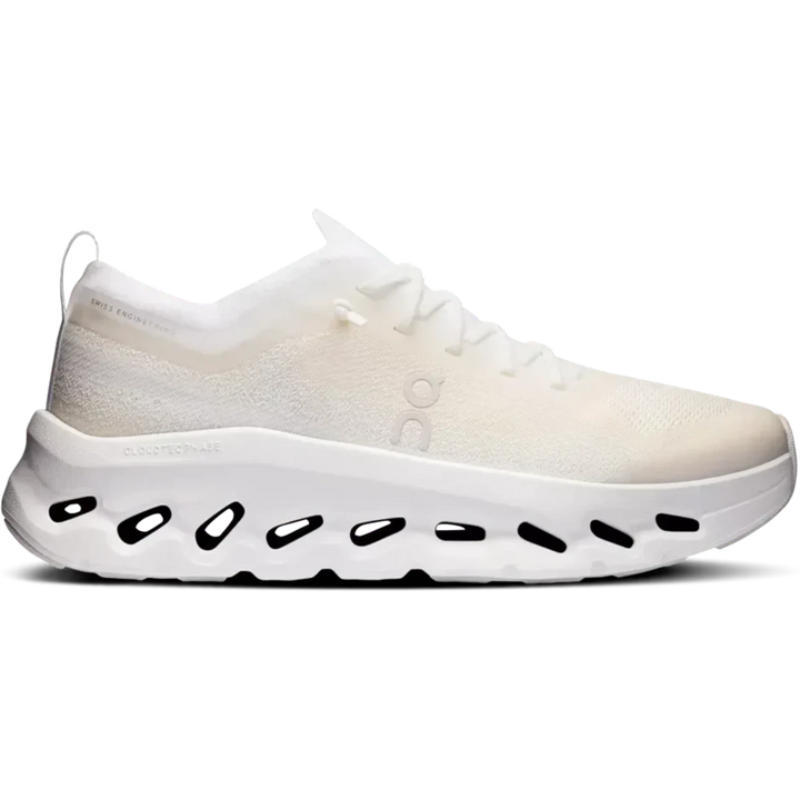 HypeSelection On Cloudtilt Moon sneaker in white and frost with a breathable knit upper and CloudTec Phase midsole.