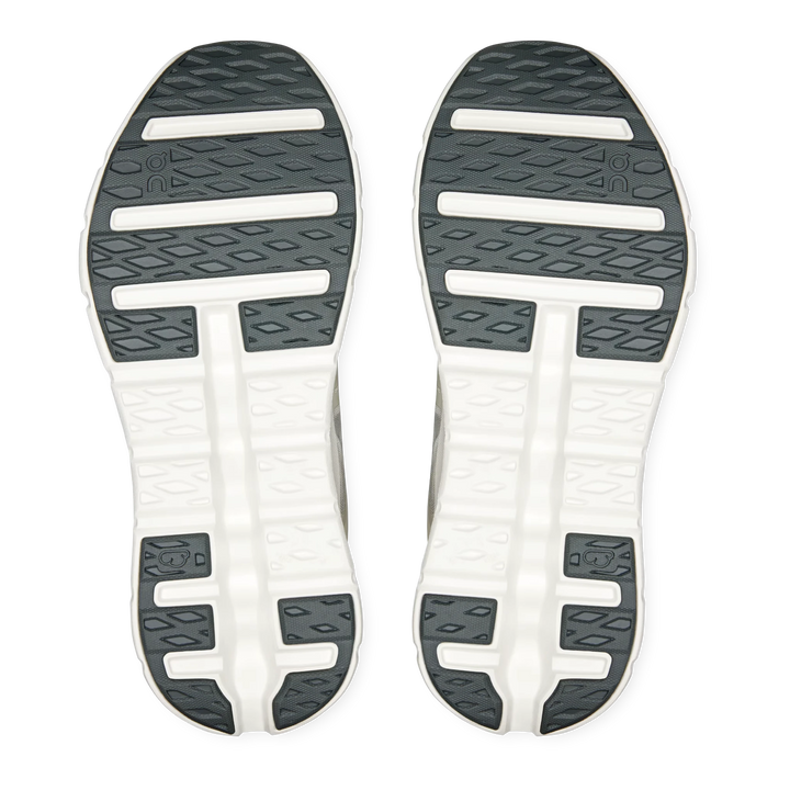 HypeSelection On Cloudtilt Remix sneakers showing the grey and ivory rubber outsole with CloudTec Phase tread pattern.