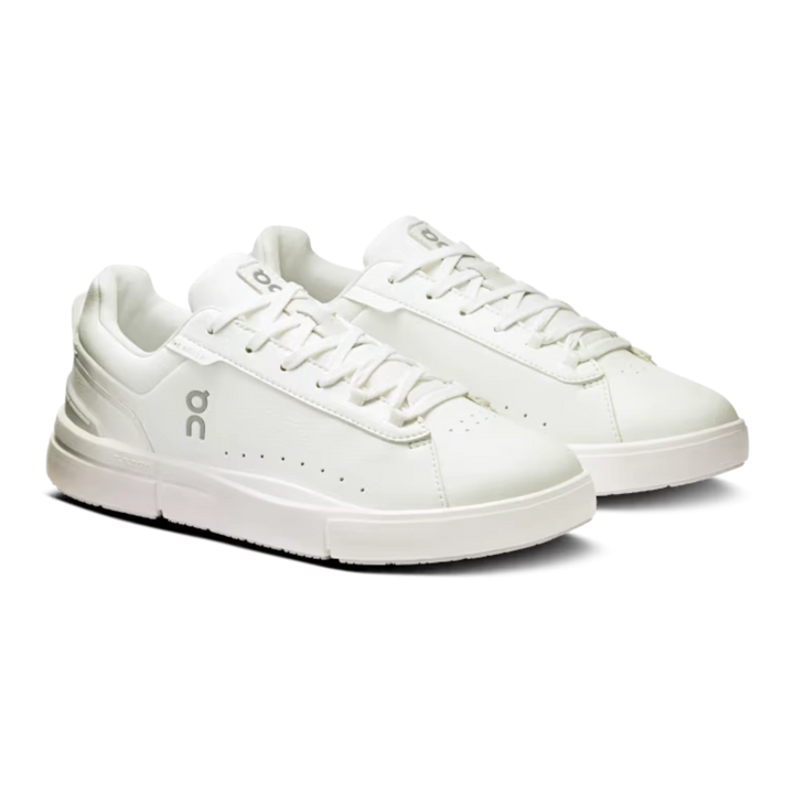 HypeSelection On THE ROGER Advantage 1 W sneakers in all-white vegan leather with CloudTec cushioning.