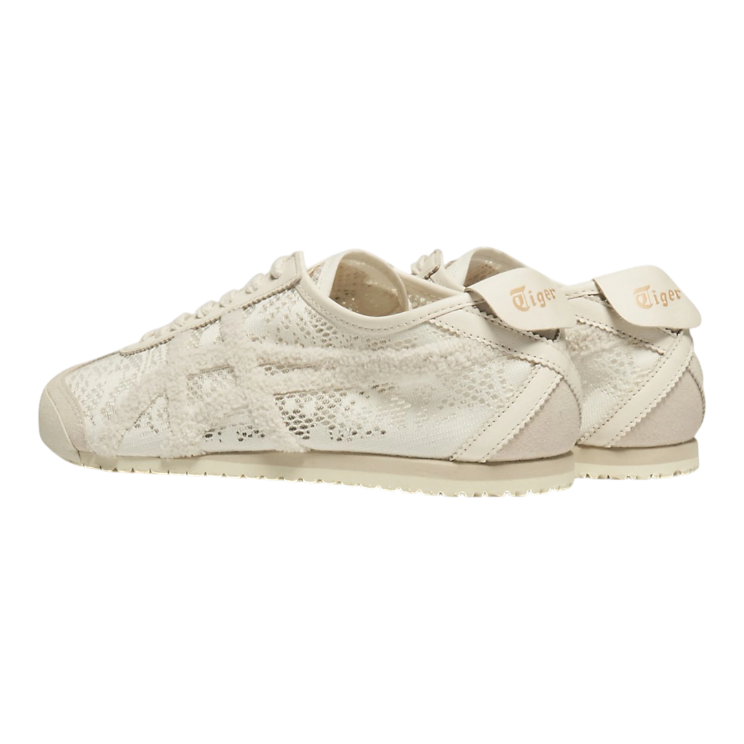 Onitsuka Tiger Mexico 66 Jacquard Mesh sneakers in a tonal birch colorway with paisley detailing and a low-profile design.