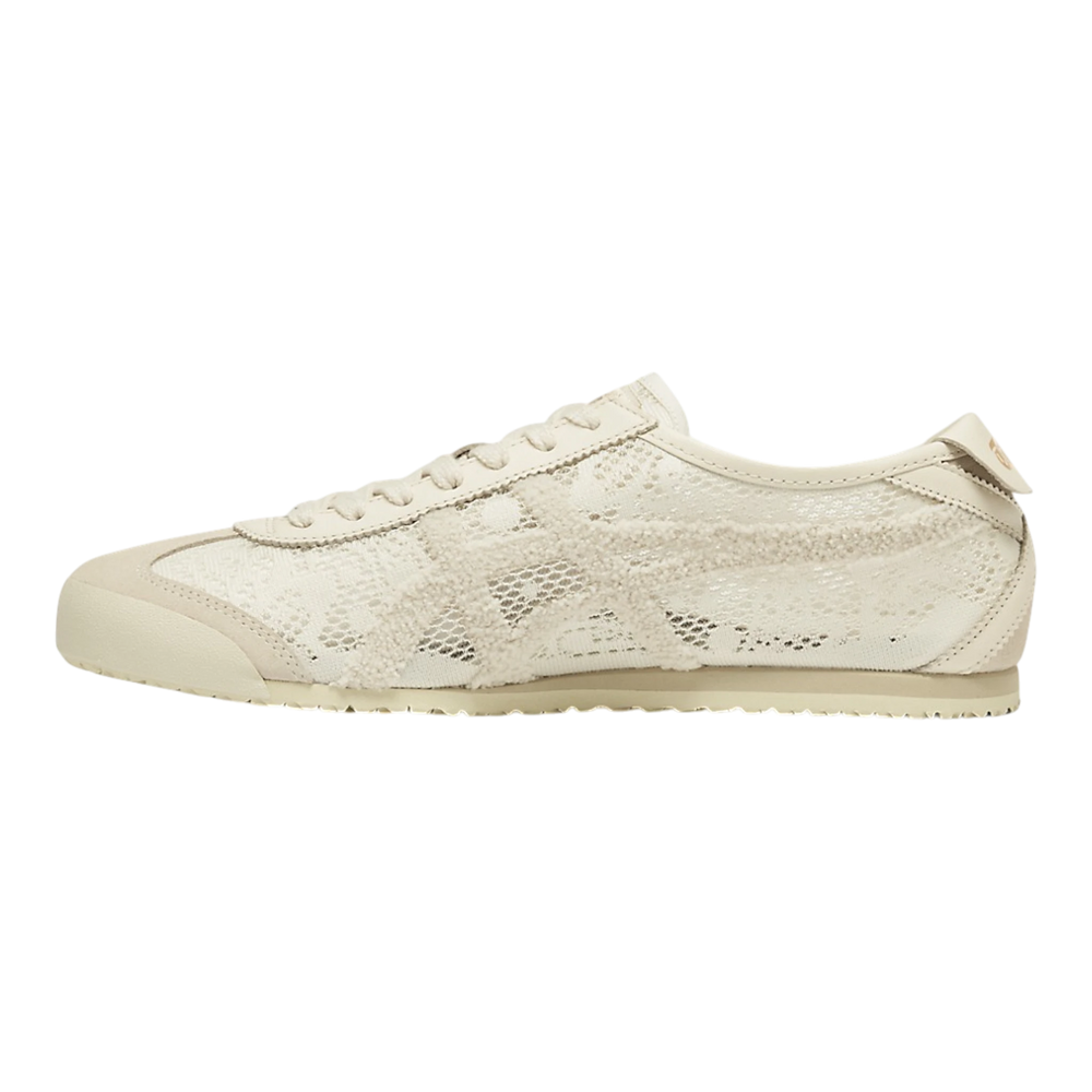 Onitsuka Tiger Mexico 66 Jacquard Mesh sneakers in birch white. Features paisley-inspired detailing and a low-profile retro design.