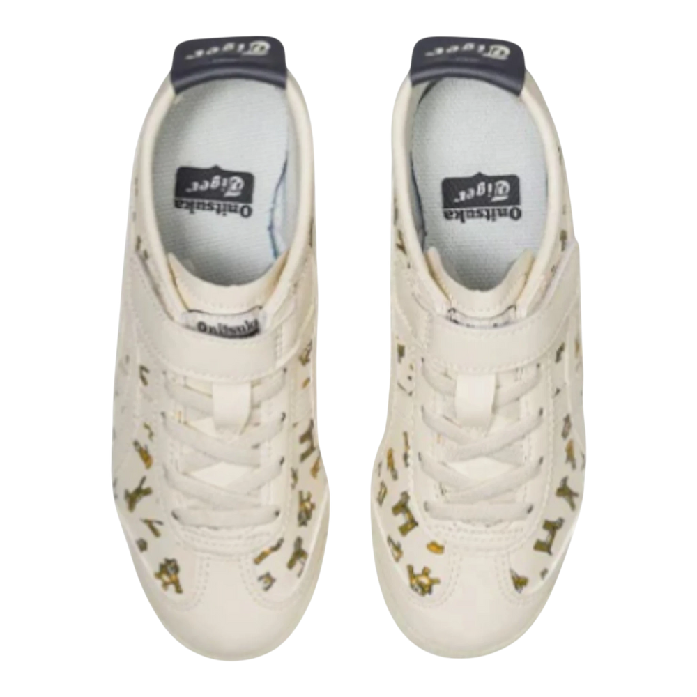 Onitsuka Tiger Mexico 66 PS sneakers in Tiger Cream with a playful all-over tiger pattern. Features lace-up closure and signature stripes.