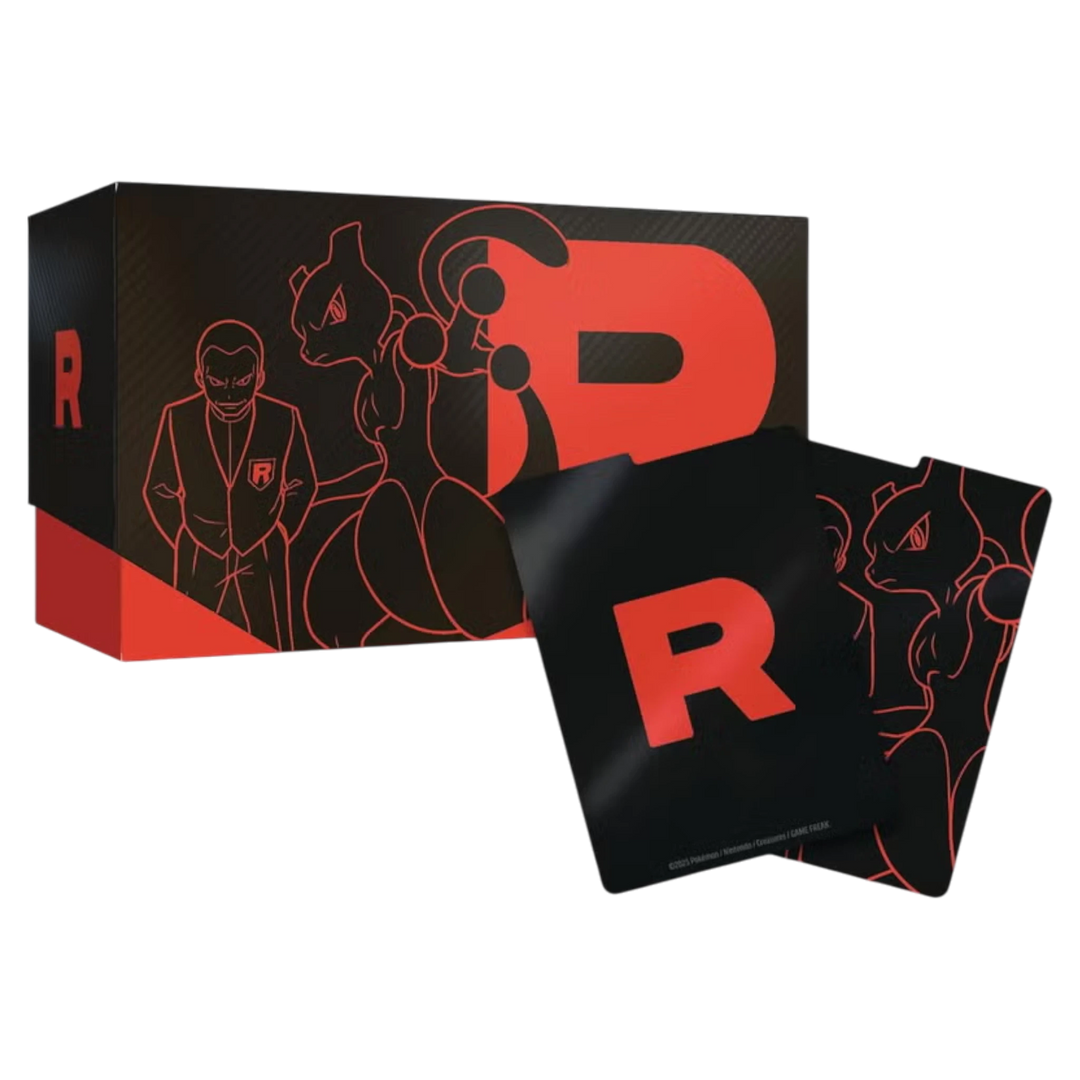 HypeSelection 2025 Pokémon Scarlet &amp; Violet Destined Rivals Elite Trainer Box featuring Mewtwo and Giovanni artwork. Sealed.