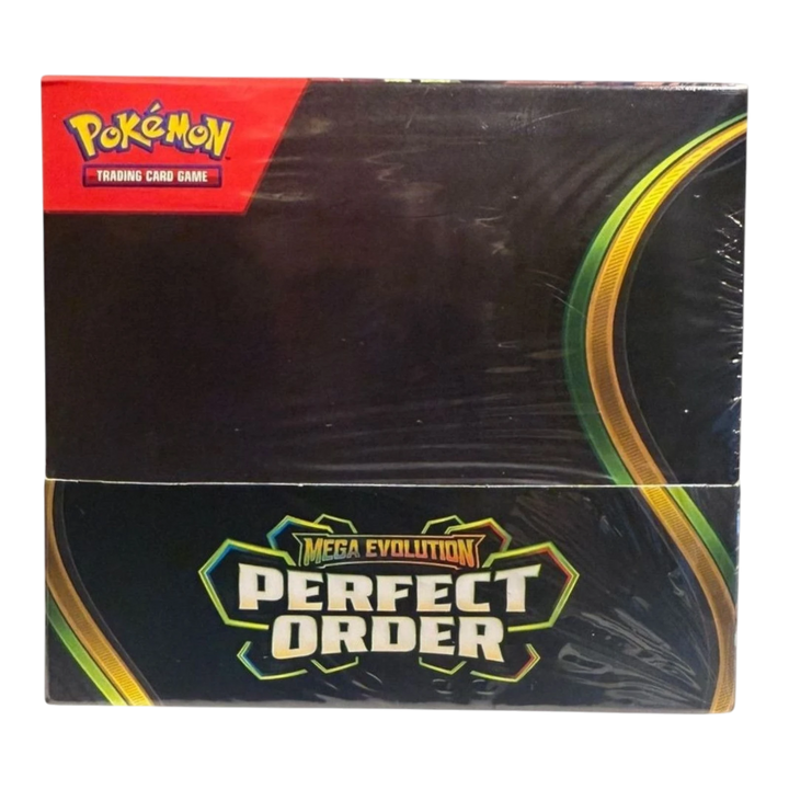 HypeSelection Pokémon TCG Mega Evolution Perfect Order booster box, sealed with 36 packs featuring Mega Zygarde ex.