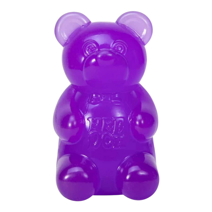 HypeSelection purple gummy bear sensory fidget toy with squishy jelly-like filling for stress relief and focus.