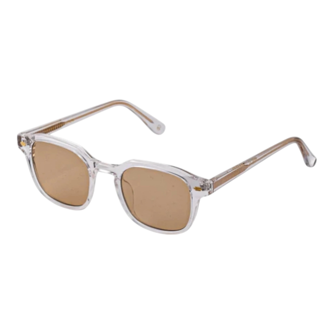 HypeSelection Ryoko EternalEclipse sunglasses with clear acetate frames and champagne-tinted lenses.