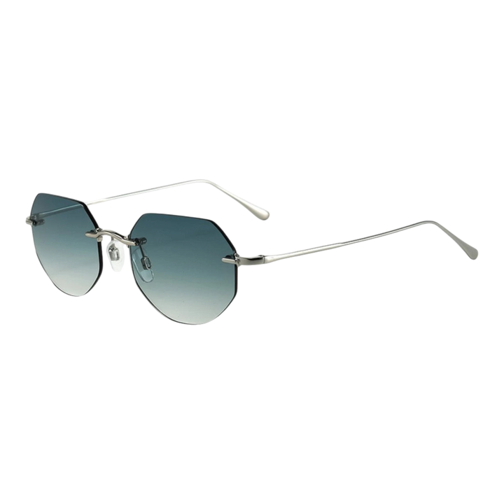 HypeSelection Ryoko NovaEdge glasses in OceanMist with a sleek blue gradient lens and lightweight metal frame.