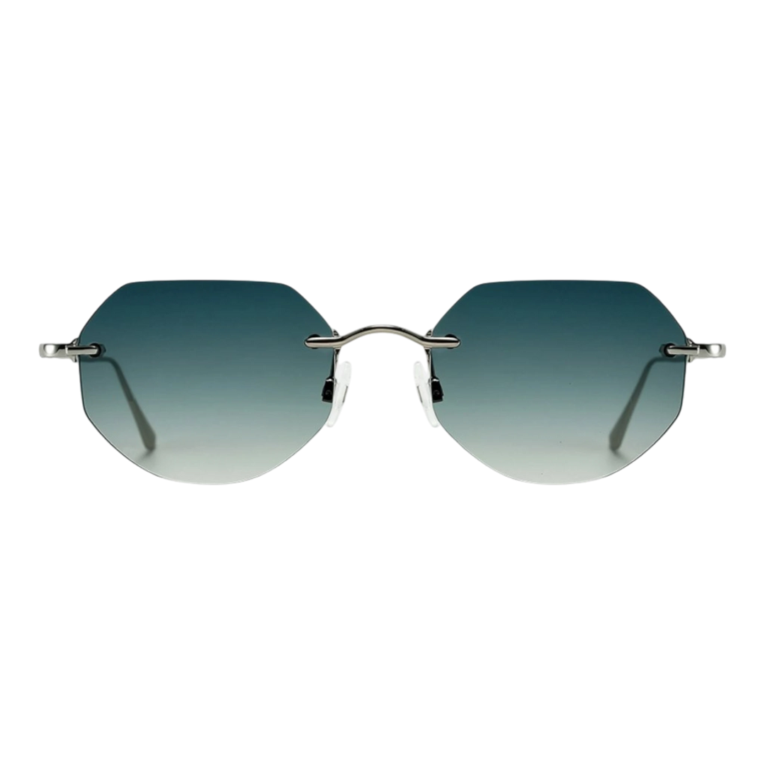 HypeSelection Ryoko NovaEdge glasses in OceanMist featuring a sleek blue-toned metal frame and modern lens silhouette.