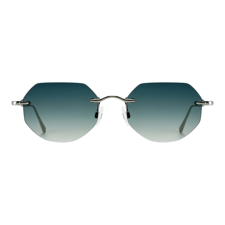 HypeSelection Ryoko NovaEdge glasses in OceanMist featuring a sleek blue-toned metal frame and modern lens silhouette.