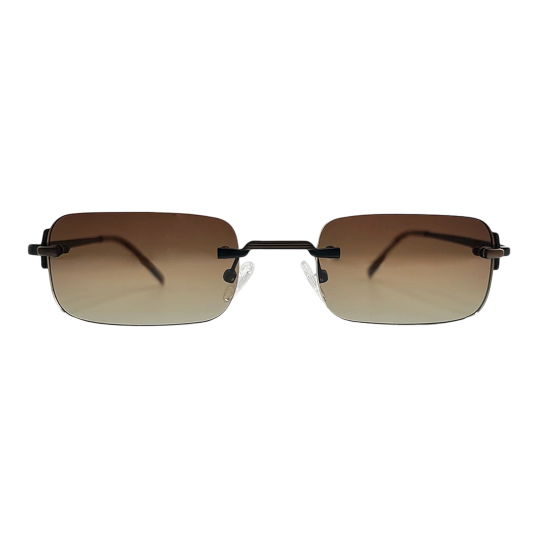 HypeSelection Ryoko UrbanEdge sunglasses in MochaFade with a warm brown gradient lens and structured frame.