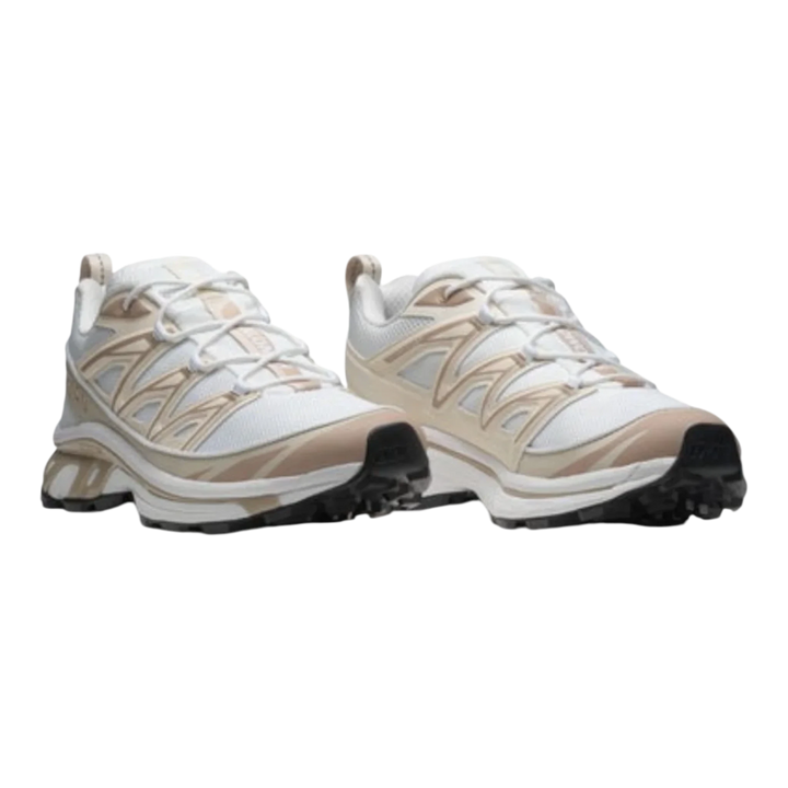 HypeSelection Salomon XT-6 EXPANSE white and tan textile and synthetic trail running sneakers