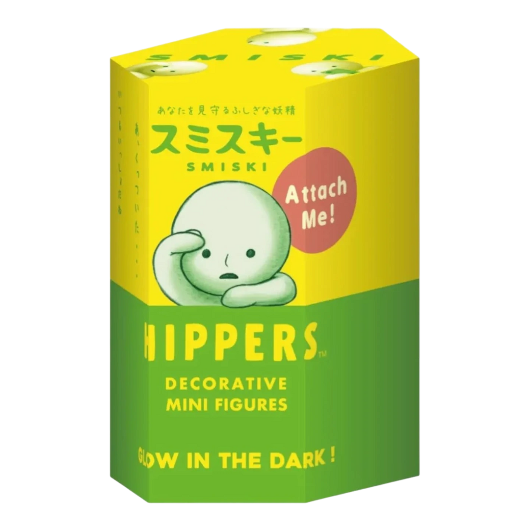HypeSelection Smiski HIPPERS single blind box decorative mini figure, glows in the dark.