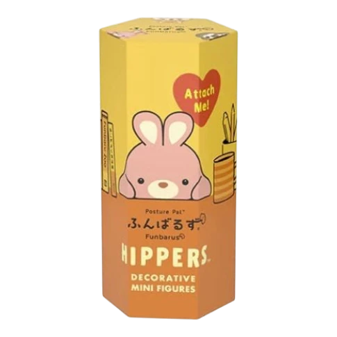 HypeSelection Sonny Angel Posture Pal Hippers decorative mini figure blind box with pink bunny design.