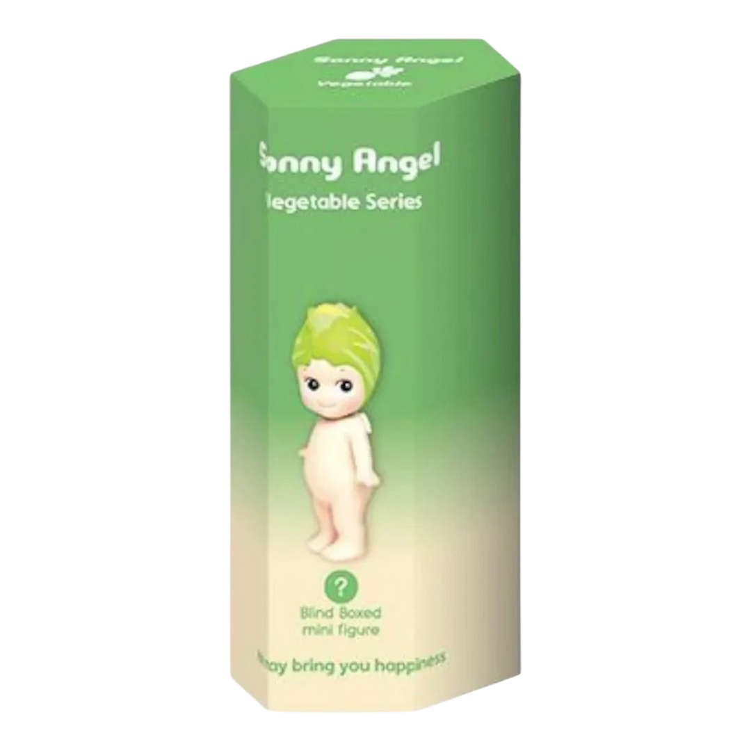 HypeSelection Sonny Angel Vegetable Series blind box mini figure with green cabbage-like hair.