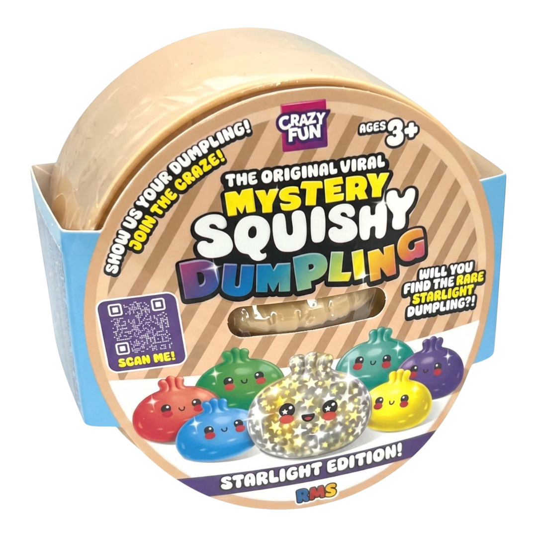 HypeSelection Squishy Bun Rainbow Mystery Dumpling blind box packaging featuring the rare Starlight Edition chase
