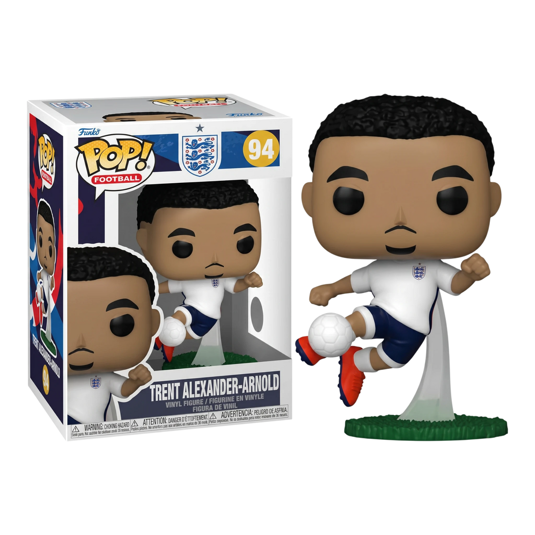 HypeSelection Funko Pop! Trent Alexander-Arnold England football vinyl figure in white kit with window display box.