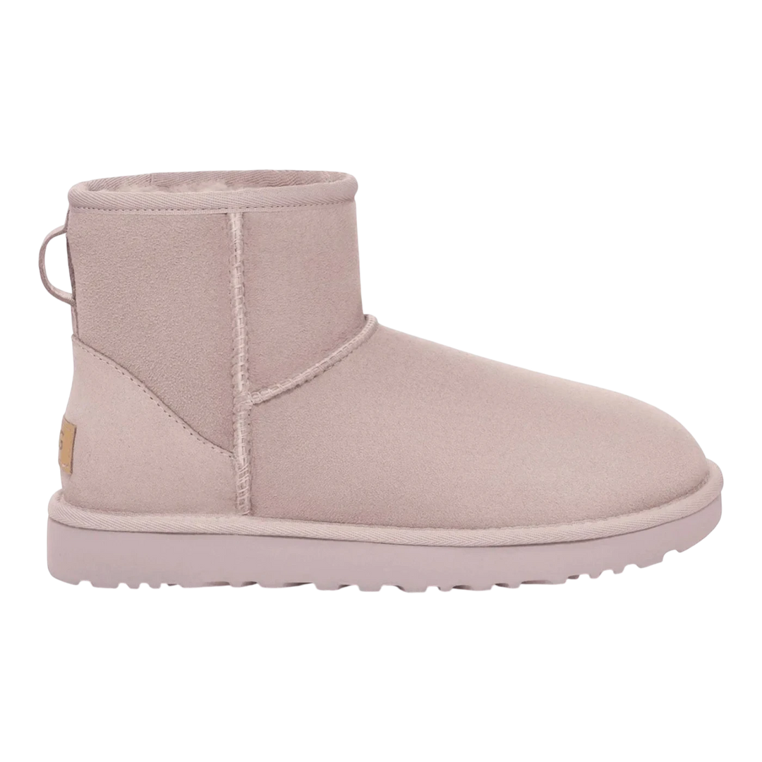 HypeSelection UGG Classic Mini II boot in pale smoke, crafted from twinface sheepskin and suede with a Treadlite by UGG™ outsole.