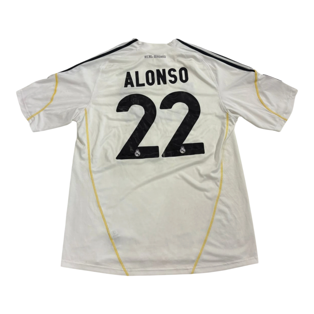 Vintage white Adidas Real Madrid jersey with black &
