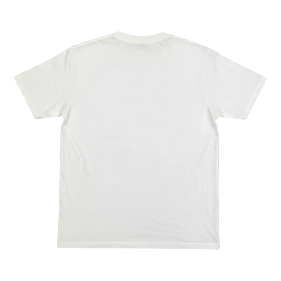 HypeSelection white cotton-blend AIRism oversized t-shirt with half sleeves and crew neck.