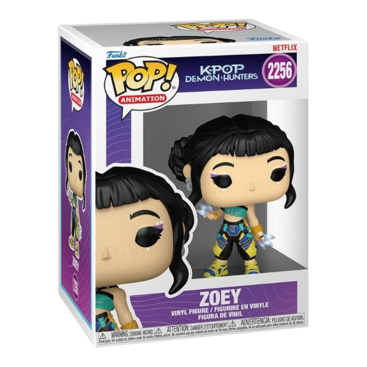 HypeSelection Funko Pop! Animation Zoey vinyl figure from KPOP Demon Hunters in signature performance outfit.