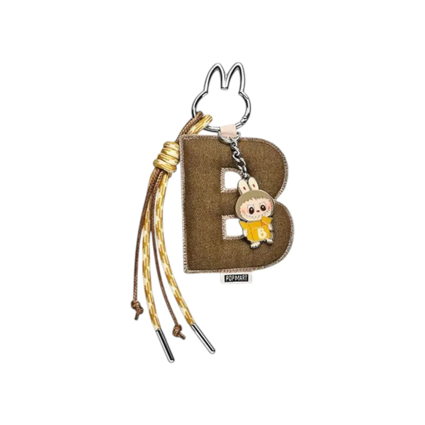 Pop Mart Labubu The Monsters Pin for Love Series "B" Letter Pendant