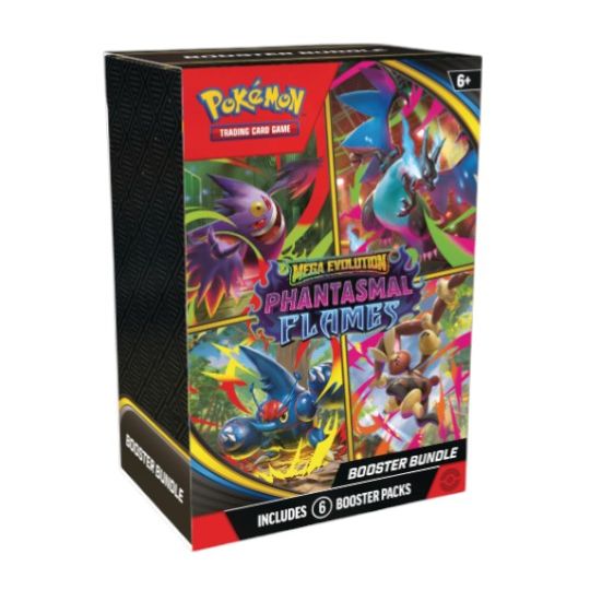 Pokemon TCG Mega Evolution Phantasmal Flames (6 Booster Packs)