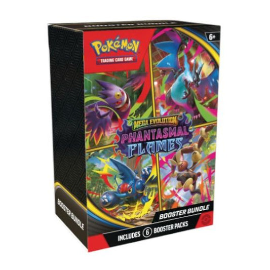 Pokemon TCG Mega Evolution Phantasmal Flames (6 Booster Packs)