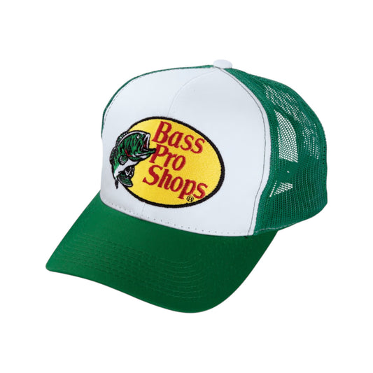 Bass Pro Shops Embroidered Logo Mesh Cap – Green (Men’s / Unisex)