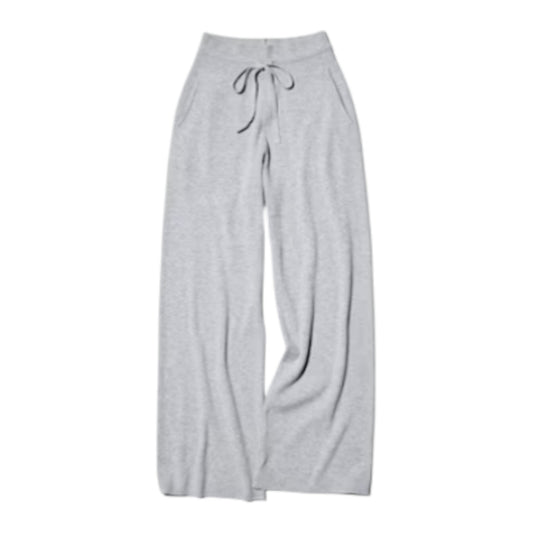 Uniqlo Washable Knit Ribbed Pants – Gray (Women’s)