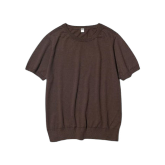 Uniqlo UV-Cut Crew Neck Sweater Brown