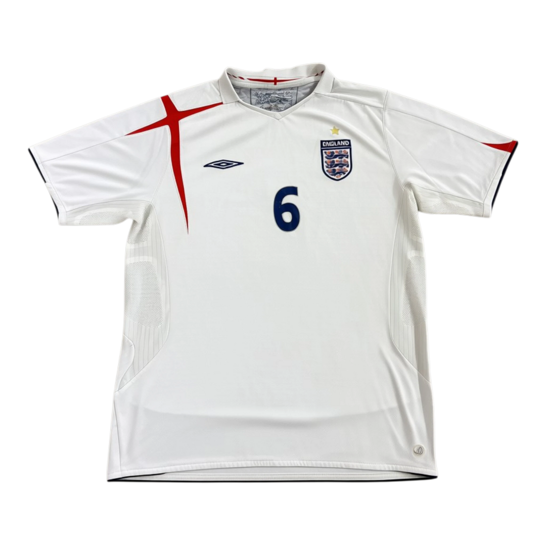 Vintage 2005-07 England Home Shirt Terry 