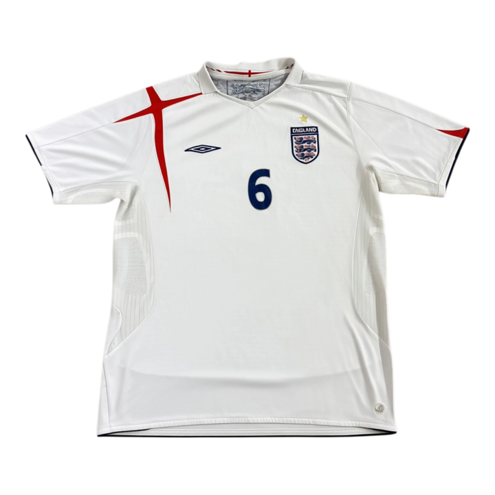 Vintage 2005-07 England Home Shirt Terry 