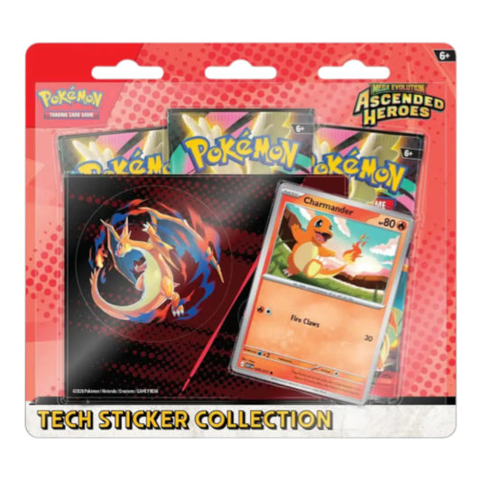 Pokemon TCG Mega Evolution Ascended Heroes 3 Pack Blister 2026 - Charmander