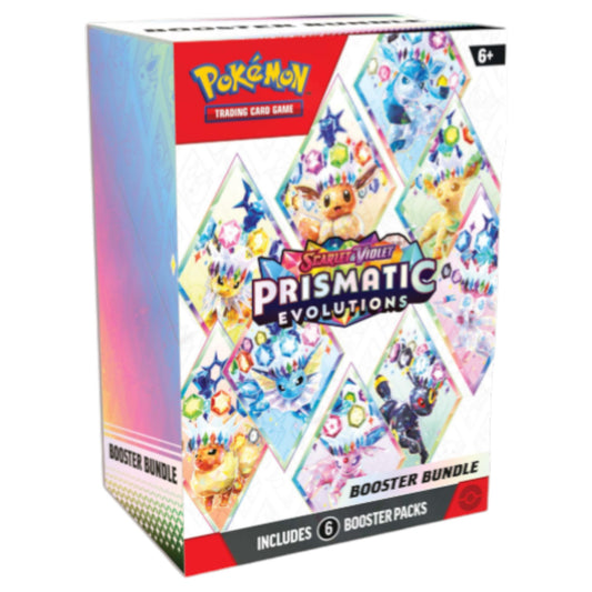 Pokemon TCG Scarlet & Violet Prismatic Evolutions (6 Booster Packs)