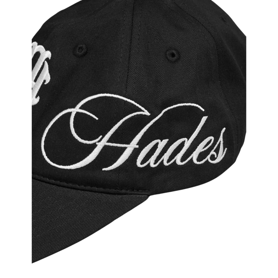 HADES CREST DAD CAP - BLACK